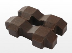 湖南棕色井字植草磚